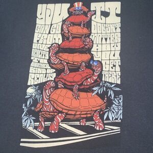 jerry garcia hand pick hoodie Sweatshirt L Pullover Psychedelic Marijuana Weed